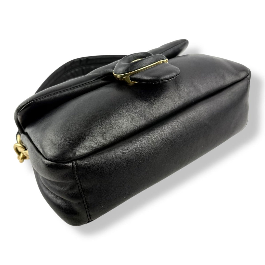 Coach Pillow Tabby 26 Black Leather Handbag - Lux Central