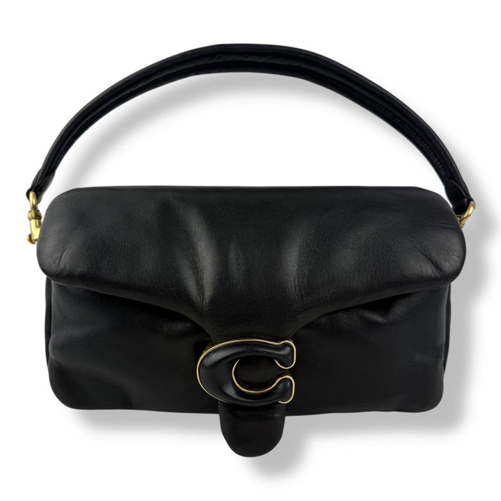 Coach Pillow Tabby 26 Black Leather Handbag - Lux Central