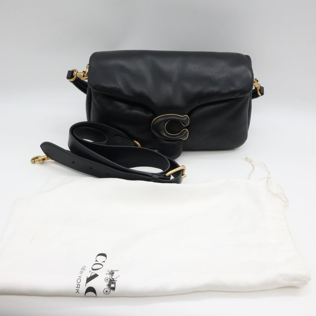 Coach Pillow Tabby 26 Black Leather Handbag - Lux Central