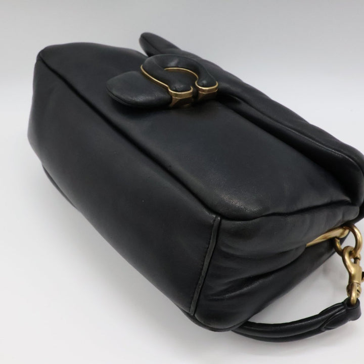 Coach Pillow Tabby 26 Black Leather Handbag - Lux Central