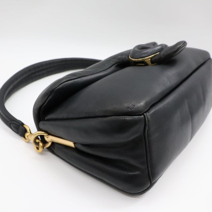 Coach Pillow Tabby 26 Black Leather Handbag - Lux Central