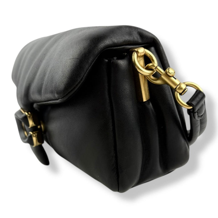 Coach Pillow Tabby 26 Black Leather Handbag - Lux Central