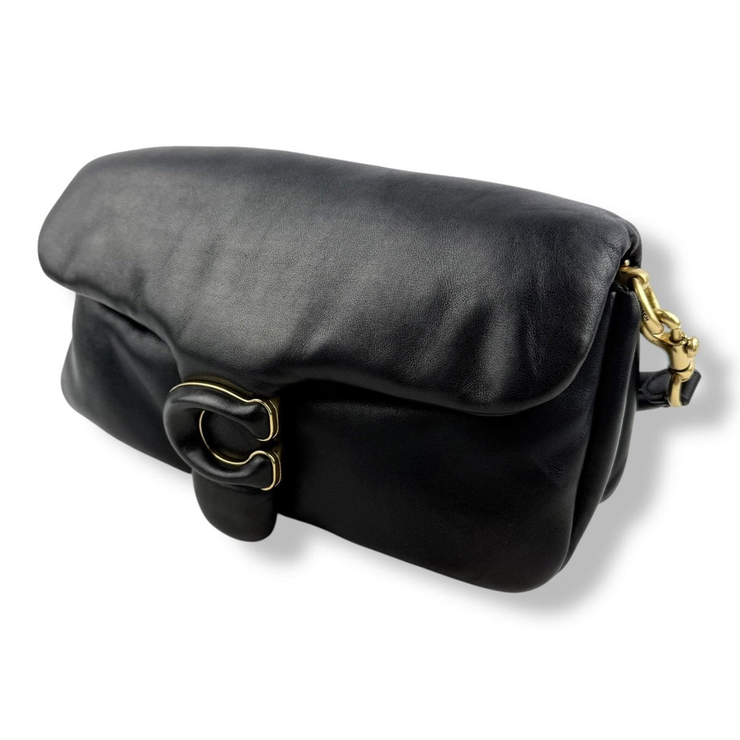 Coach Pillow Tabby 26 Black Leather Handbag - Lux Central