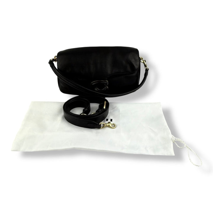 Coach Pillow Tabby 26 Black Leather Handbag - Lux Central