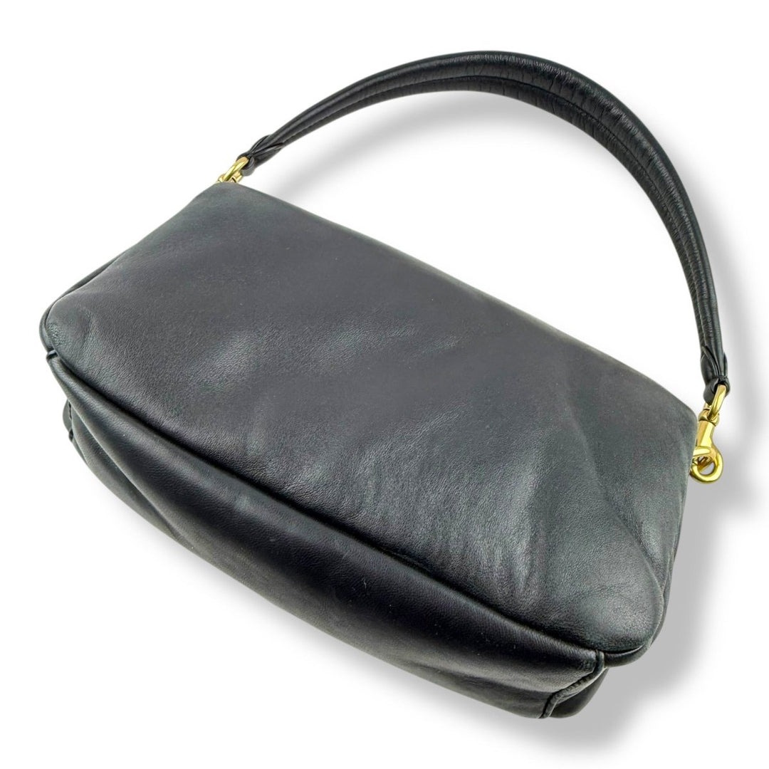Coach Pillow Tabby 26 Black Leather Handbag - Lux Central