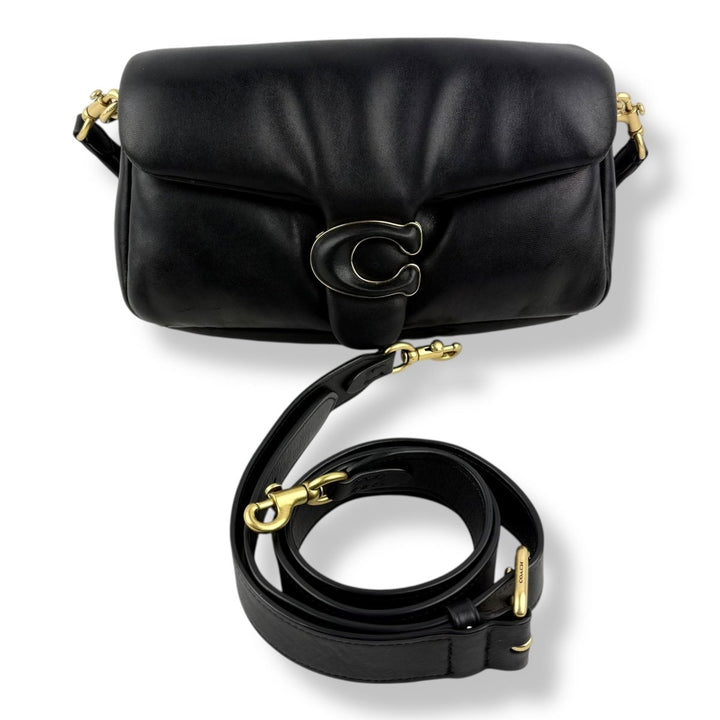 Coach Pillow Tabby 26 Black Leather Handbag - Lux Central