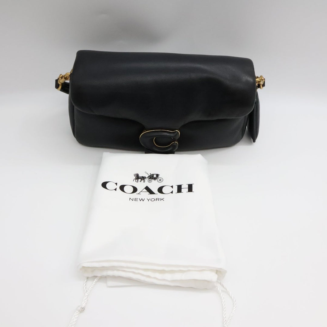 Coach Pillow Tabby 26 Black Leather Handbag - Lux Central
