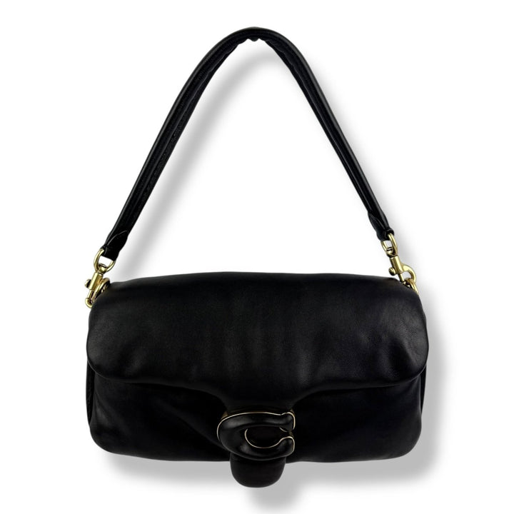 Coach Pillow Tabby 26 Black Leather Handbag - Lux Central