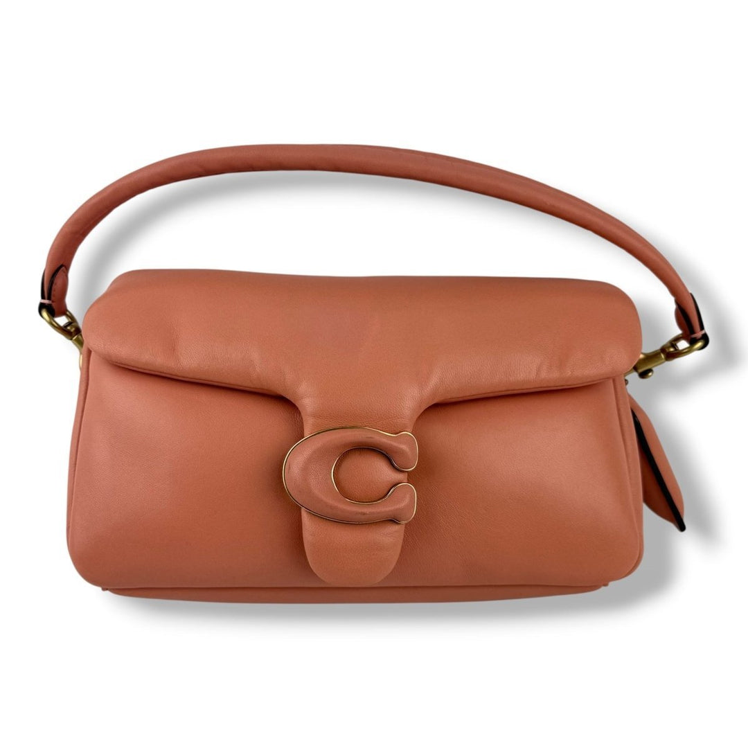 Coach Pillow Tabby 26 Coral Leather Handbag - Lux Central
