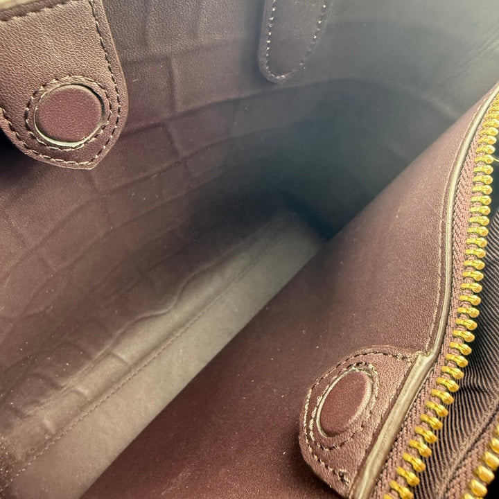 Coach Pink Pebbled Leather Willow Restored 24 Tote Handbag - Lux Central