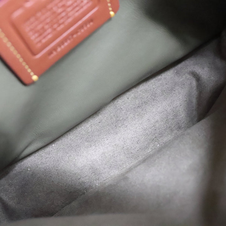 Coach Quilted Pillow Dark Green Madison Shoulder Handbag - Lux Central