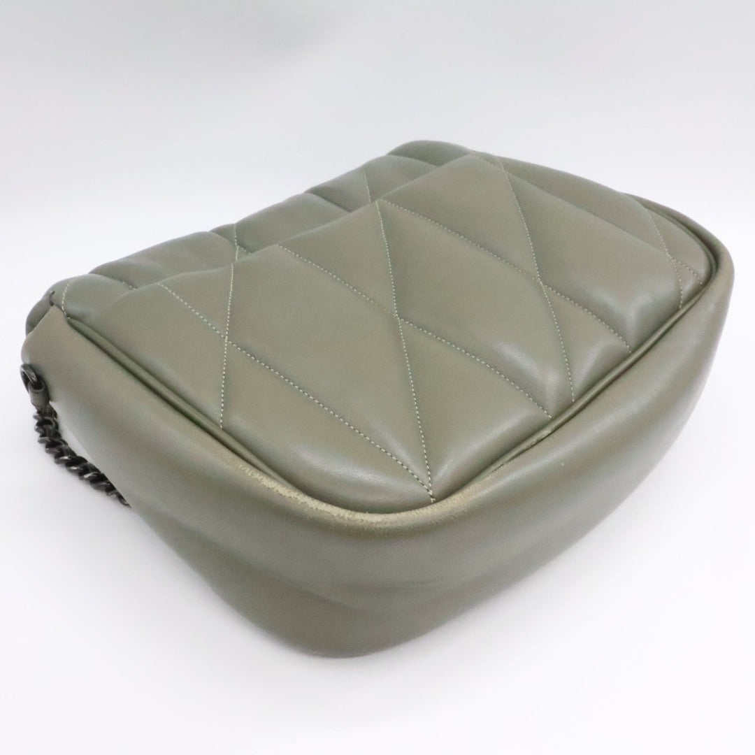 Coach Quilted Pillow Dark Green Madison Shoulder Handbag - Lux Central