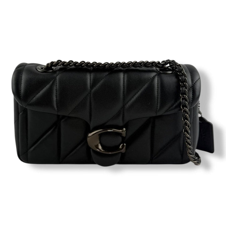 Coach Quilted Tabby 20 Black Leather Handbag - Lux Central