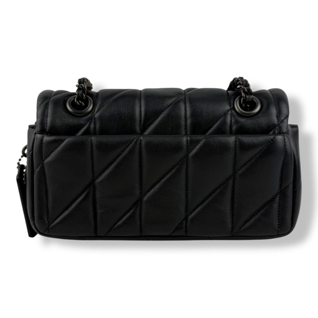 Coach Quilted Tabby 20 Black Leather Handbag - Lux Central