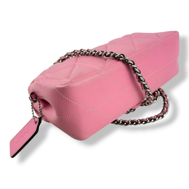 Coach Quilted Tabby 20 Pink Leather Handbag - Lux Central