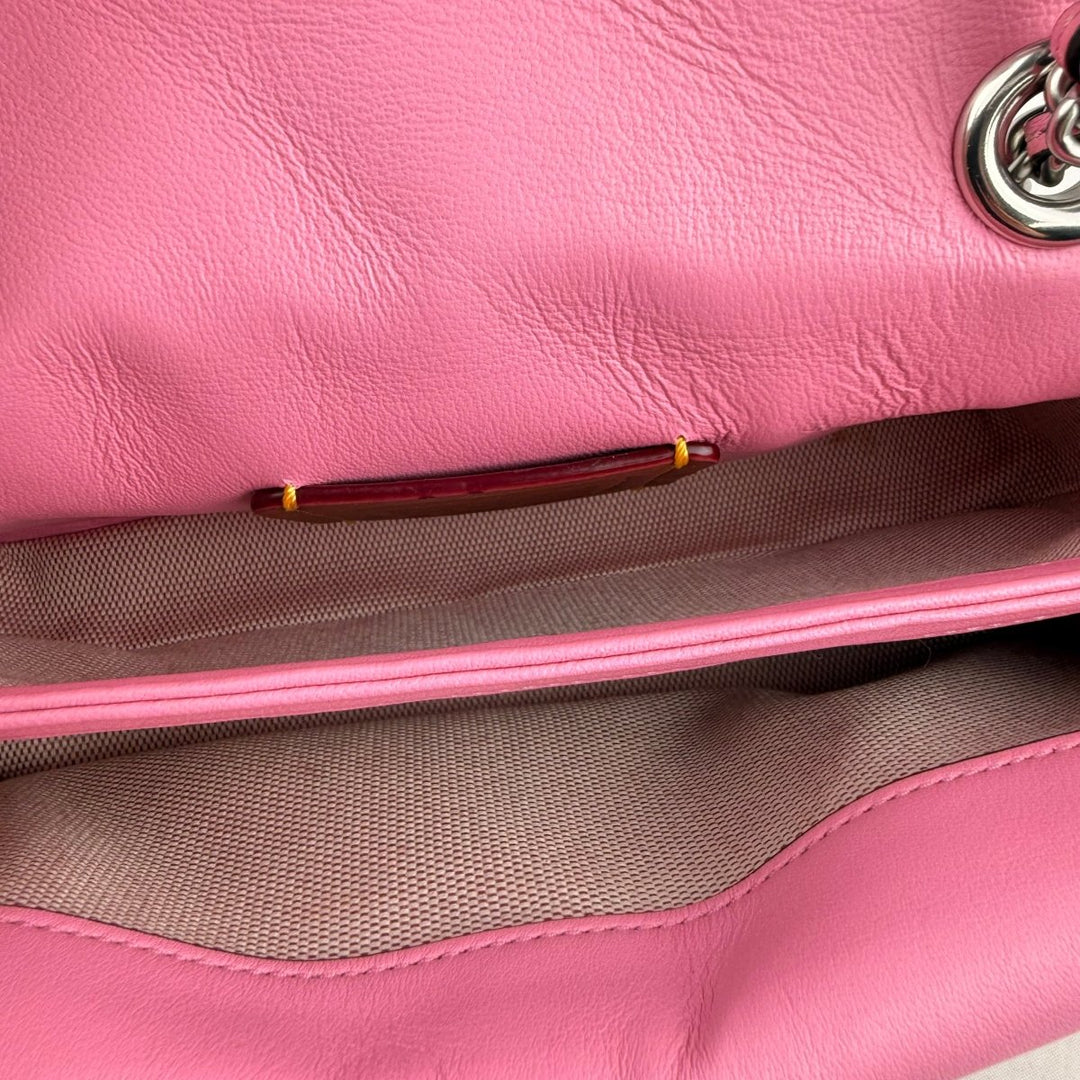 Coach Quilted Tabby 20 Pink Leather Handbag - Lux Central