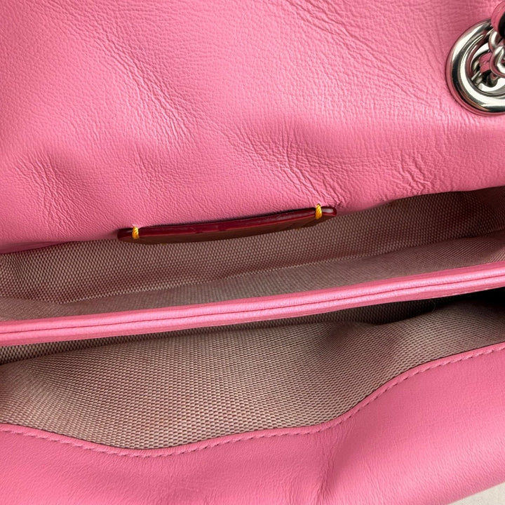 Coach Quilted Tabby 20 Pink Leather Handbag - Lux Central