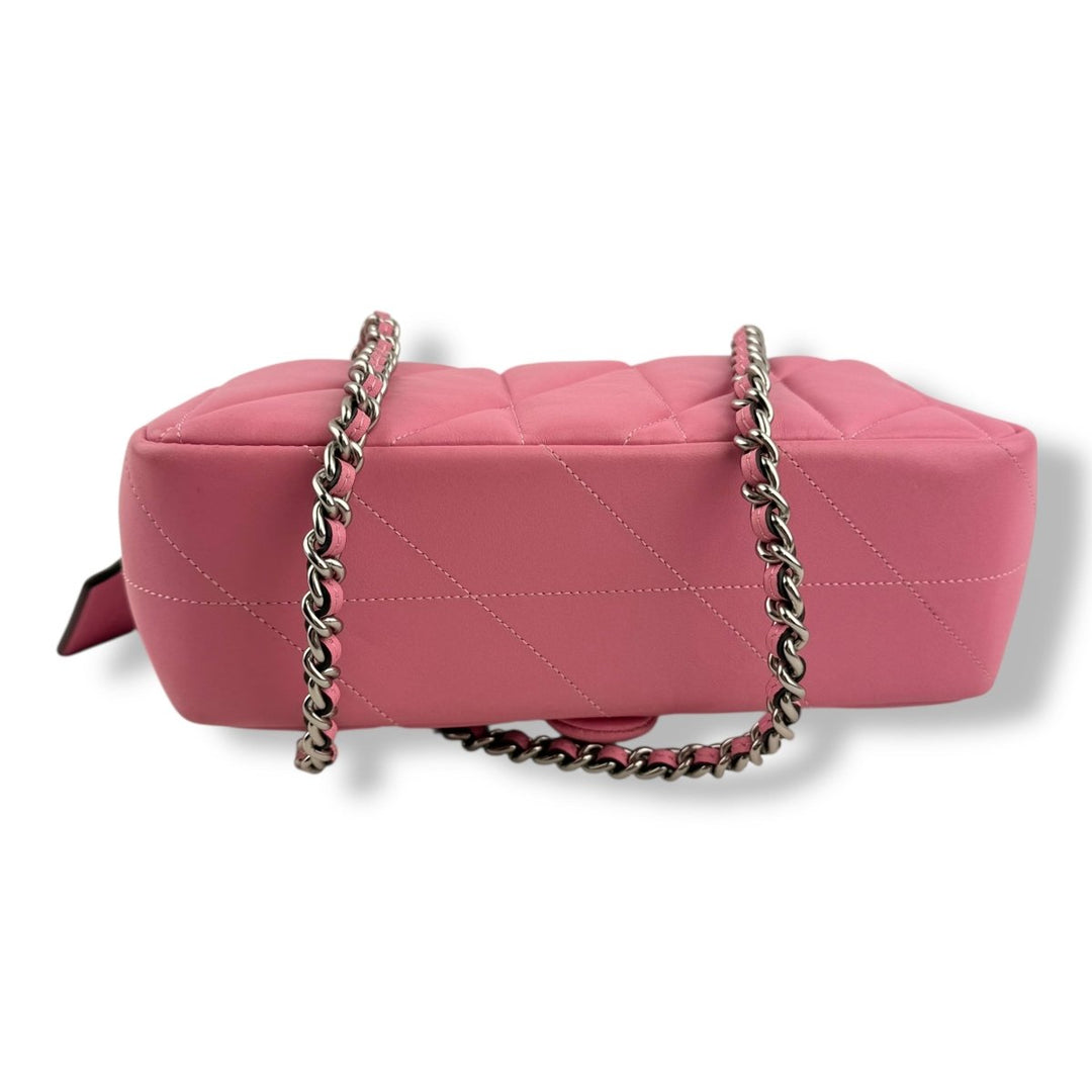 Coach Quilted Tabby 20 Pink Leather Handbag - Lux Central
