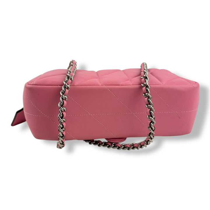 Coach Quilted Tabby 20 Pink Leather Handbag - Lux Central