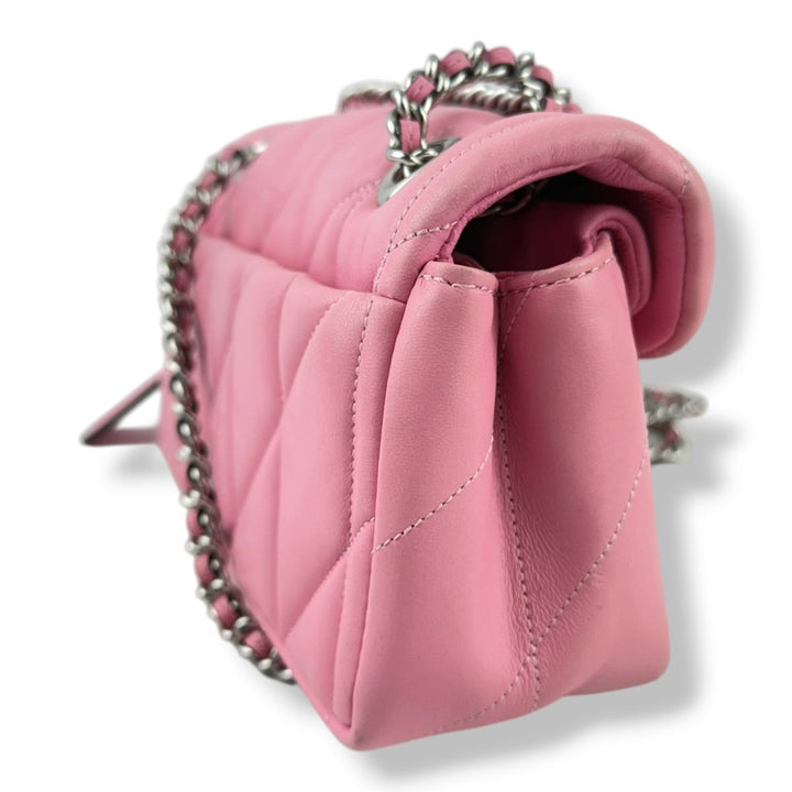 Coach Quilted Tabby 20 Pink Leather Handbag - Lux Central