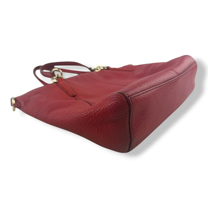 Coach Red Kelsey Tote Handbag - Lux Central