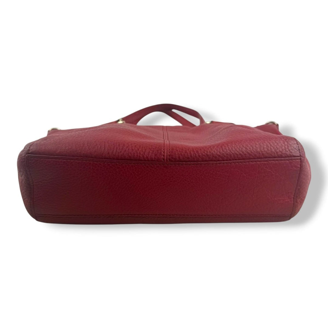 Coach Red Kelsey Tote Handbag - Lux Central