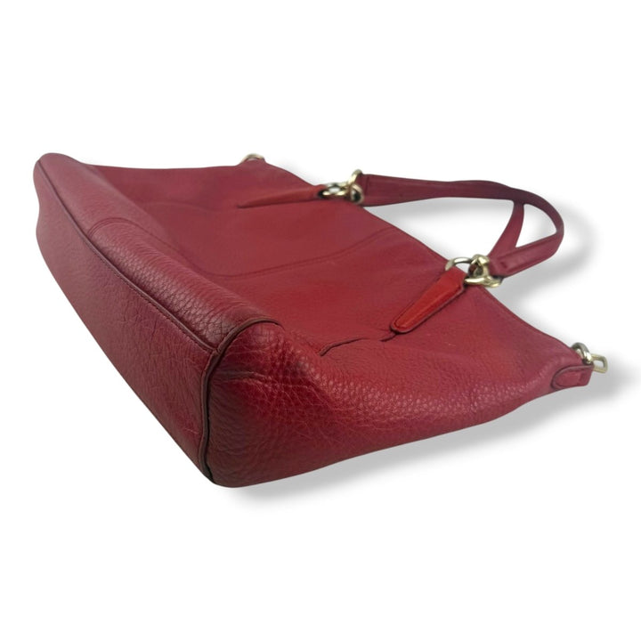 Coach Red Kelsey Tote Handbag - Lux Central