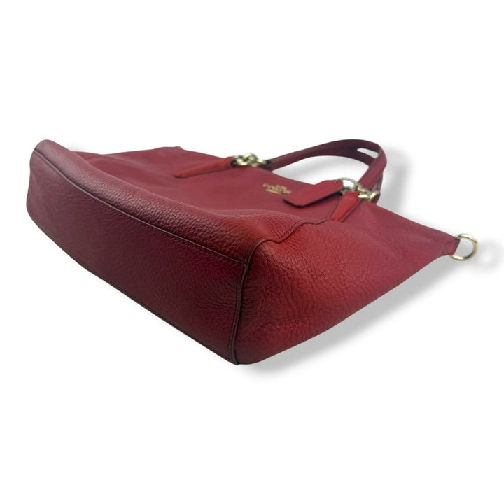 Coach Red Kelsey Tote Handbag - Lux Central