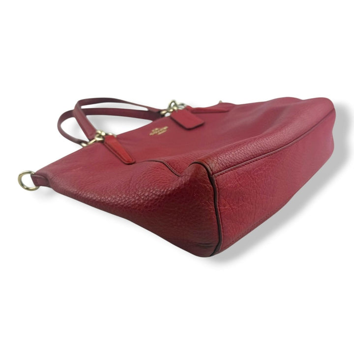 Coach Red Kelsey Tote Handbag - Lux Central