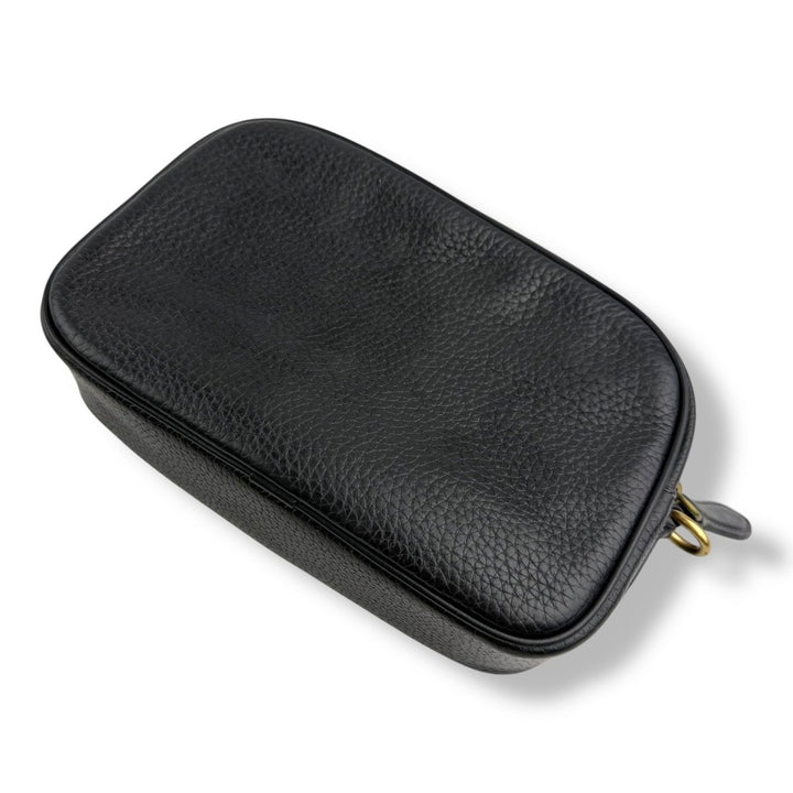 Coach Restored Black Leather Camera Handbag - Lux Central