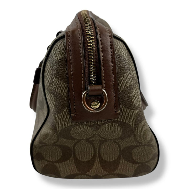 Coach Rowan Brown Mini Signature Tote - Lux Central
