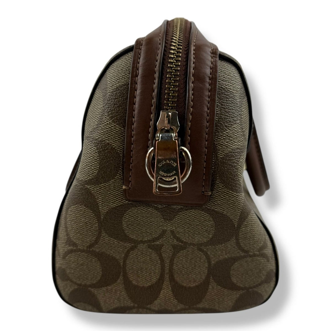 Coach Rowan Brown Mini Signature Tote - Lux Central