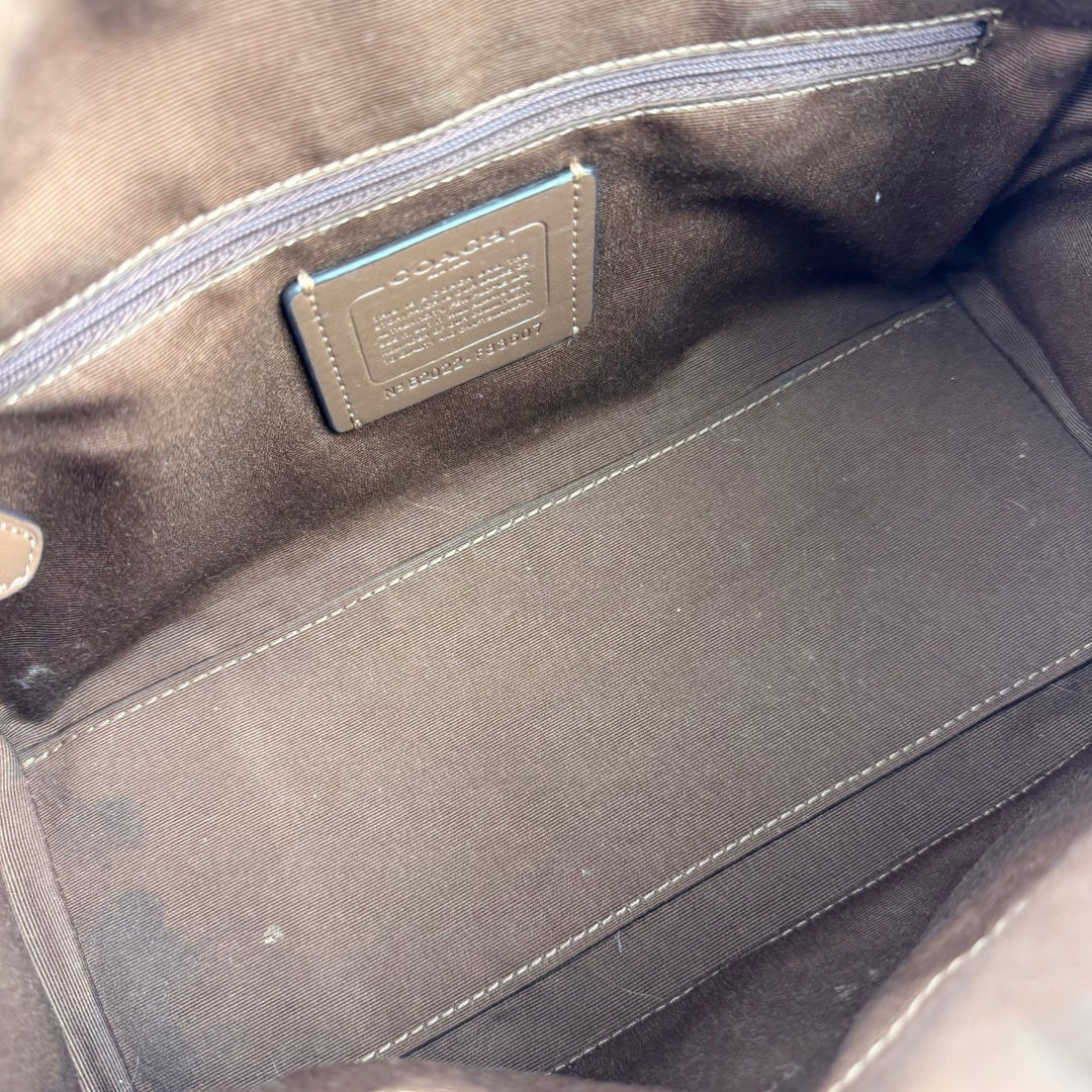 Coach Rowan Brown Mini Signature Tote - Lux Central