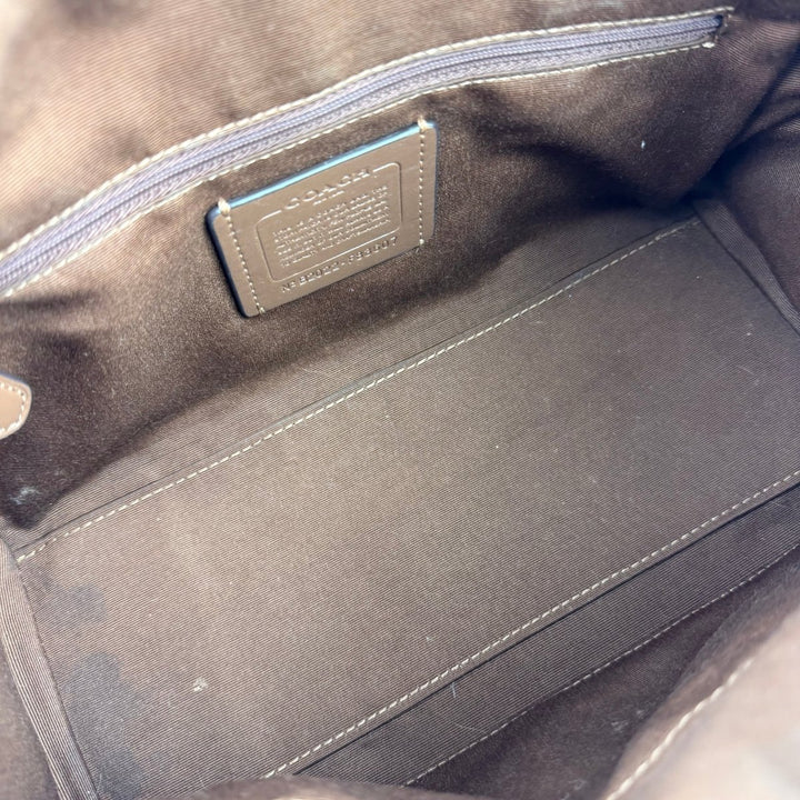Coach Rowan Brown Mini Signature Tote - Lux Central