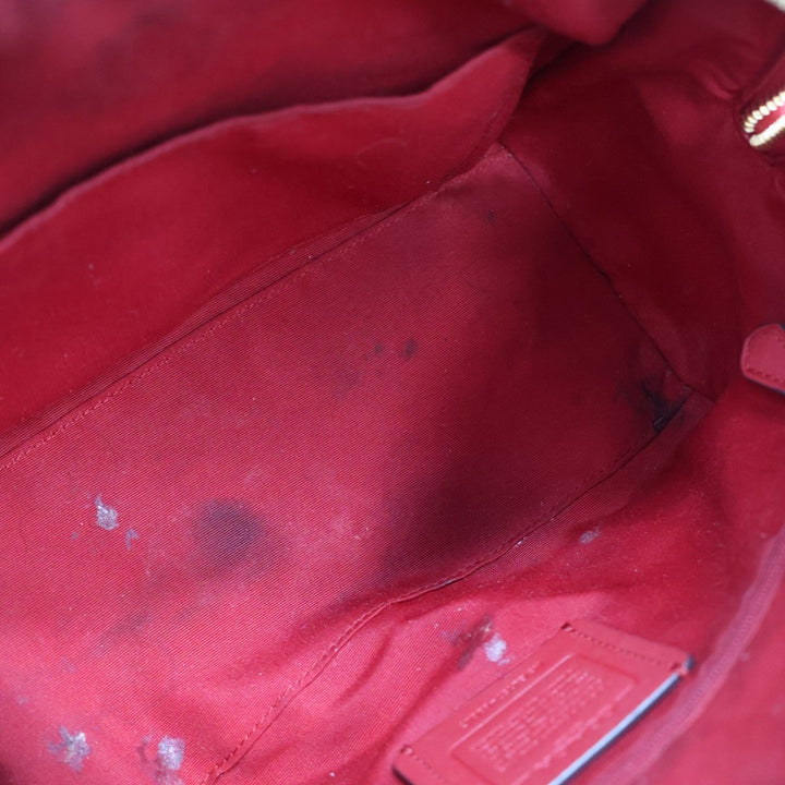 Coach Rowan Brown/Red Tote - Lux Central