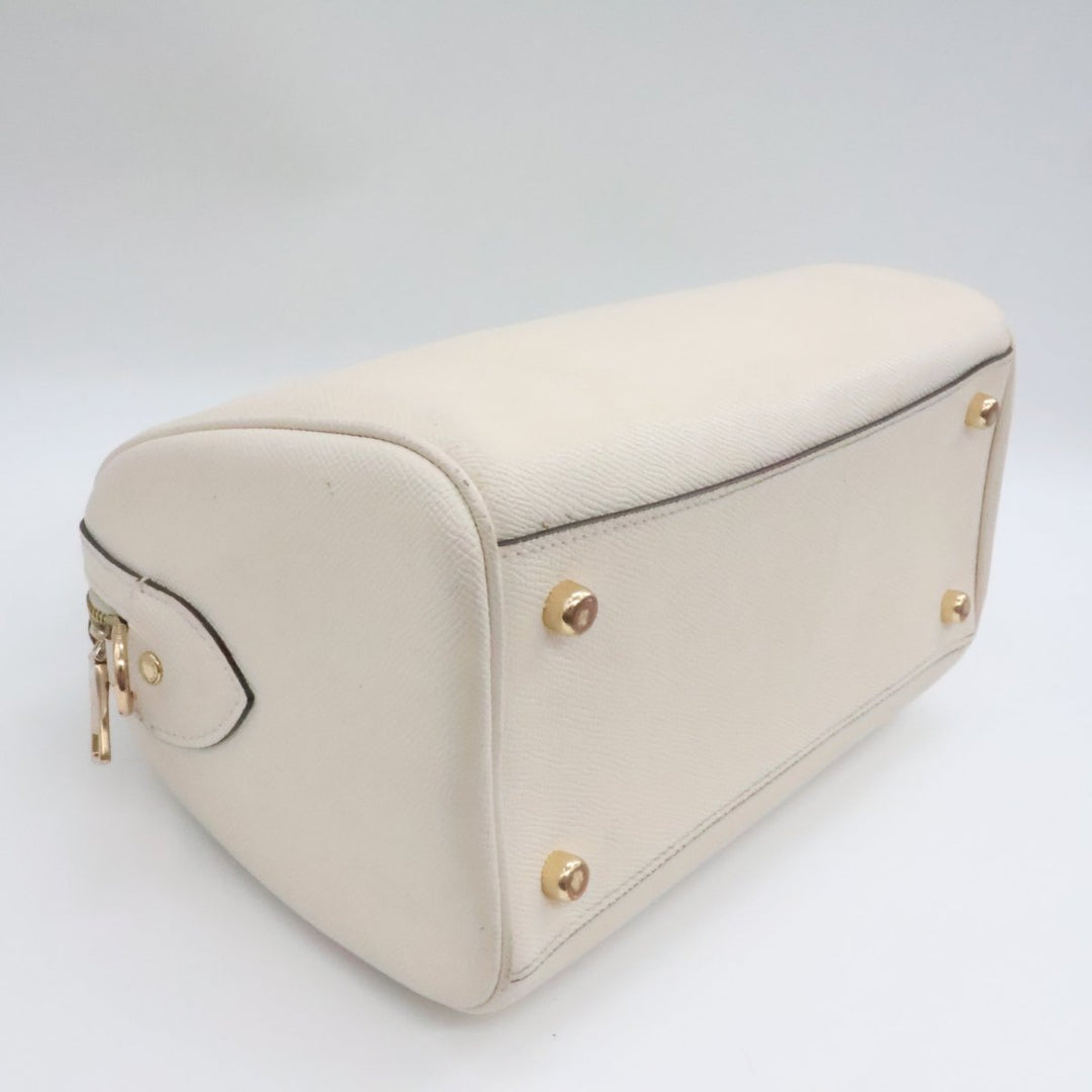 Coach Rowan Cream Tote Handbag - Lux Central
