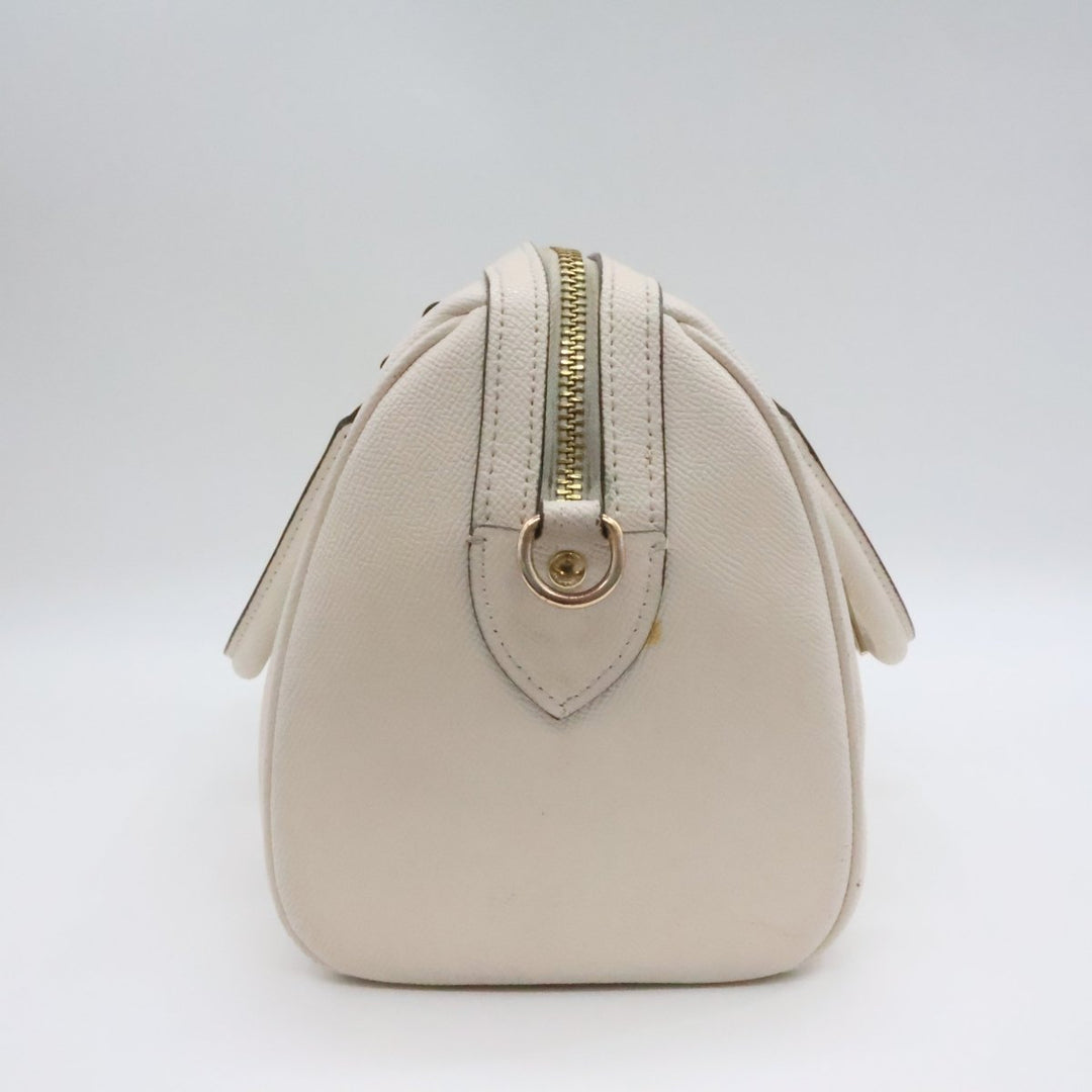 Coach Rowan Cream Tote Handbag - Lux Central