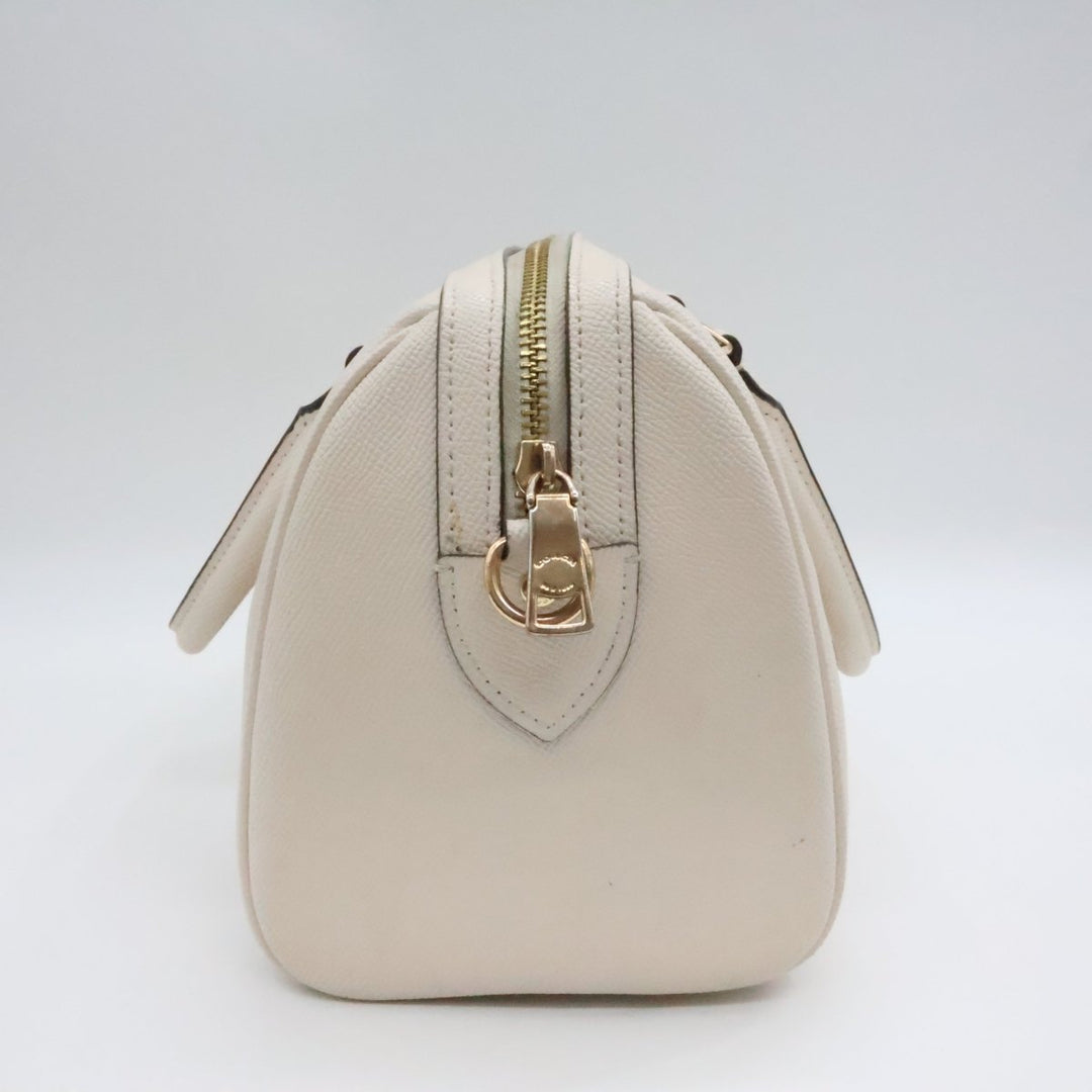 Coach Rowan Cream Tote Handbag - Lux Central