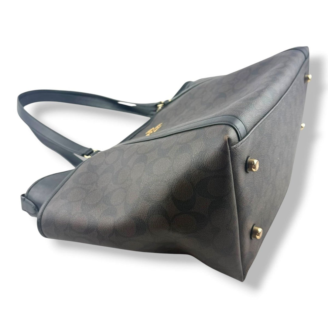Coach Signature Baby Changing Brown Handbag - Lux Central