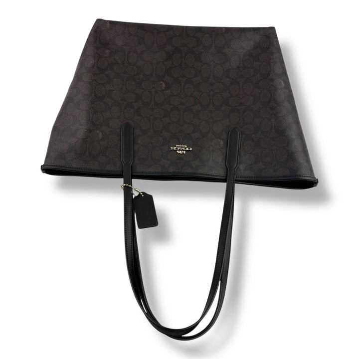 Coach Signature Brown City Tote Handbag - Lux Central