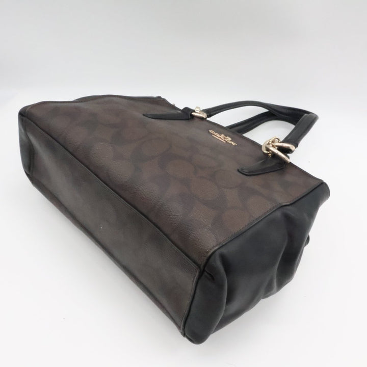 Coach Signature Brown/Black Christie Crossbody - Lux Central