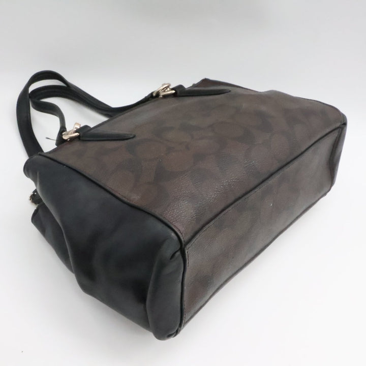 Coach Signature Brown/Black Christie Crossbody - Lux Central