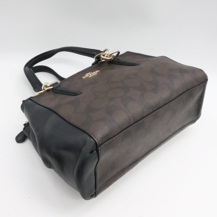 Coach Signature Brown/Black Christie Crossbody - Lux Central