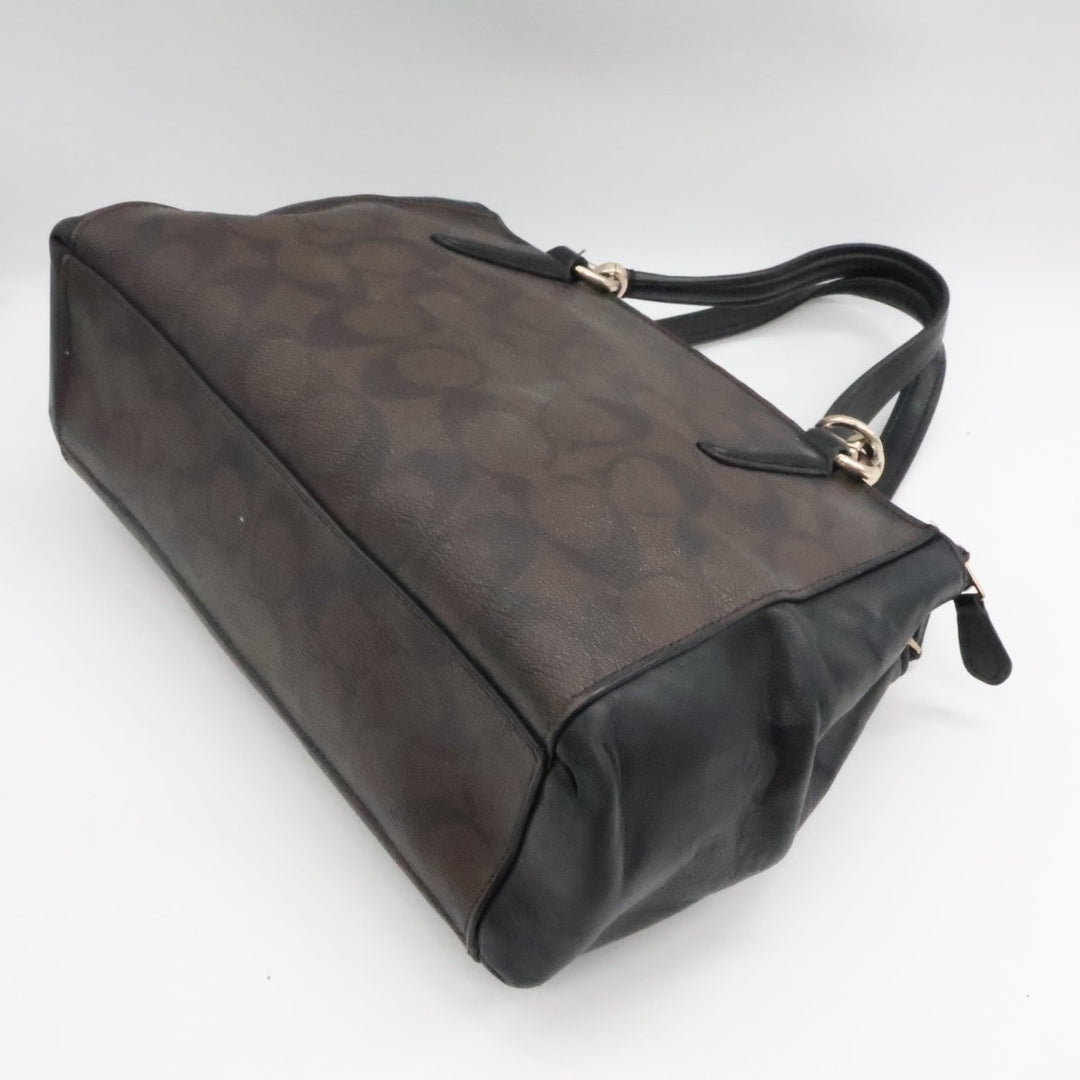 Coach Signature Brown/Black Christie Crossbody - Lux Central