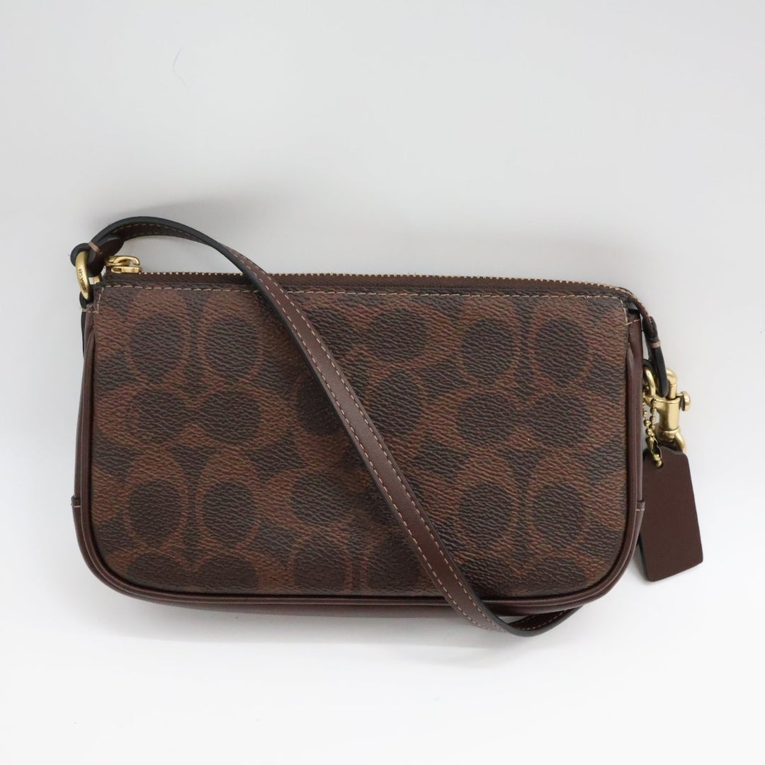 Coach Signature Plaza Pochette Handbag - Lux Central