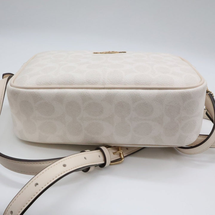 Coach Signature White Crossbody Camera Handbag - Lux Central