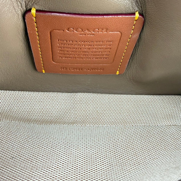 Coach Tabby 20 Brown Suede Handbag - Lux Central