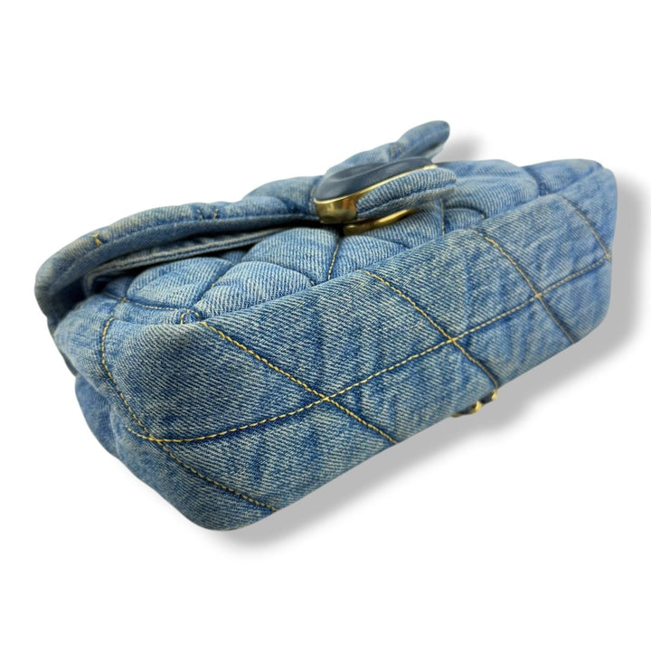 Coach Tabby 20 Navy Denim Handbag - Lux Central