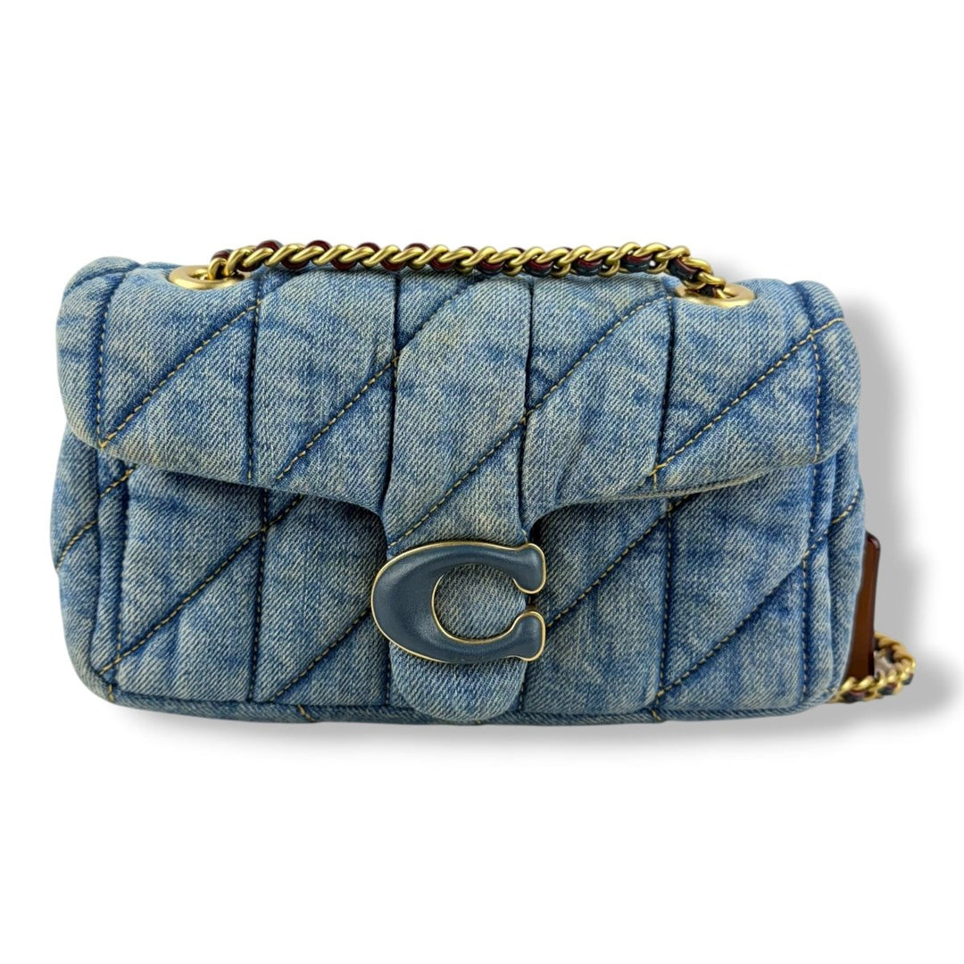 Coach Tabby 20 Navy Denim Handbag - Lux Central