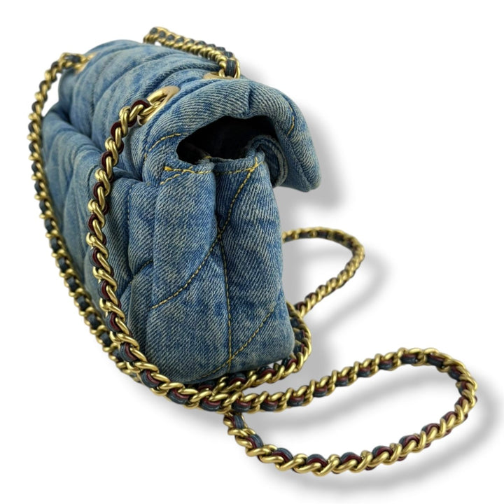 Coach Tabby 20 Navy Denim Handbag - Lux Central